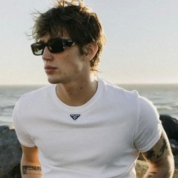 NEW SPR 27Z 16K08Z PRADA BLACK SQUARE PR27ZS 16K08Z UNISEX SUNGLASSES PR 27ZS - Picture 6 of 11